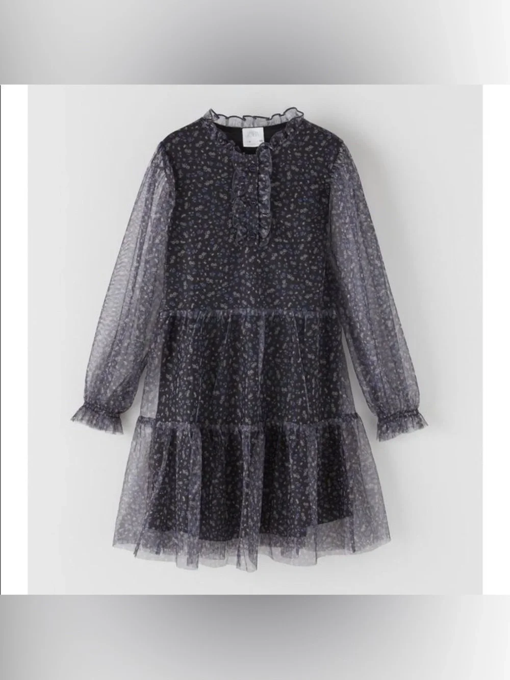 Zara girls tulle tier dress